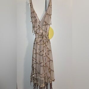 Gold dress
